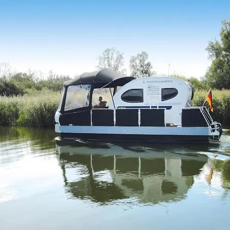 Houseboat On The Peene In Demmin *
